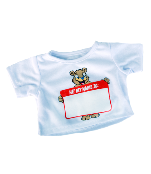 personalised t shirt for teddy bear